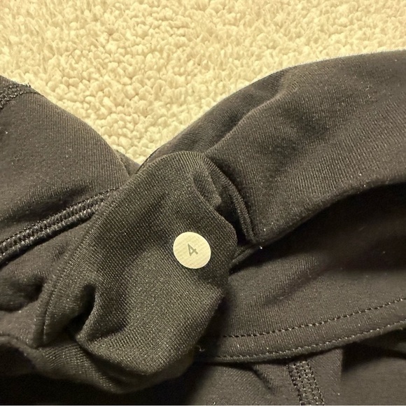 Lululemon Black Wunder Under Crop II Leggings Laser-Cut Mesh Special Edition - Picture 13 of 16